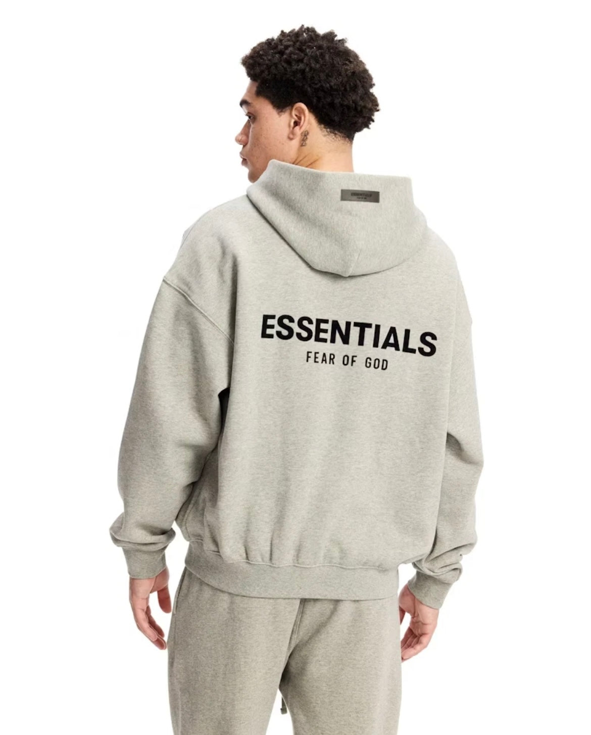 DARK OATMEAL ESSENTIAL HOODIE