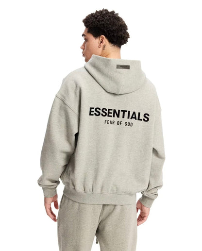 DARK OATMEAL ESSENTIAL HOODIE