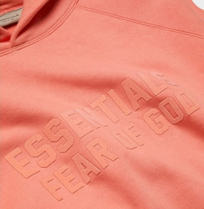 CORAL ESSENTIAL HOODIE