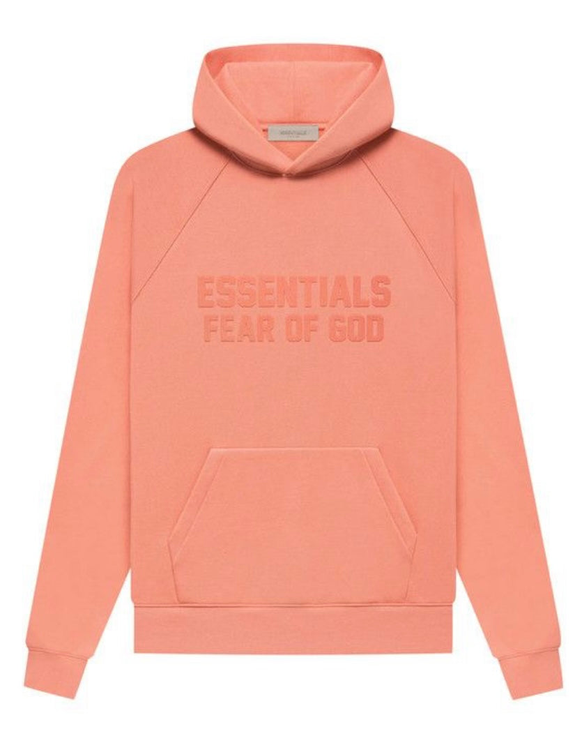 CORAL ESSENTIAL HOODIE